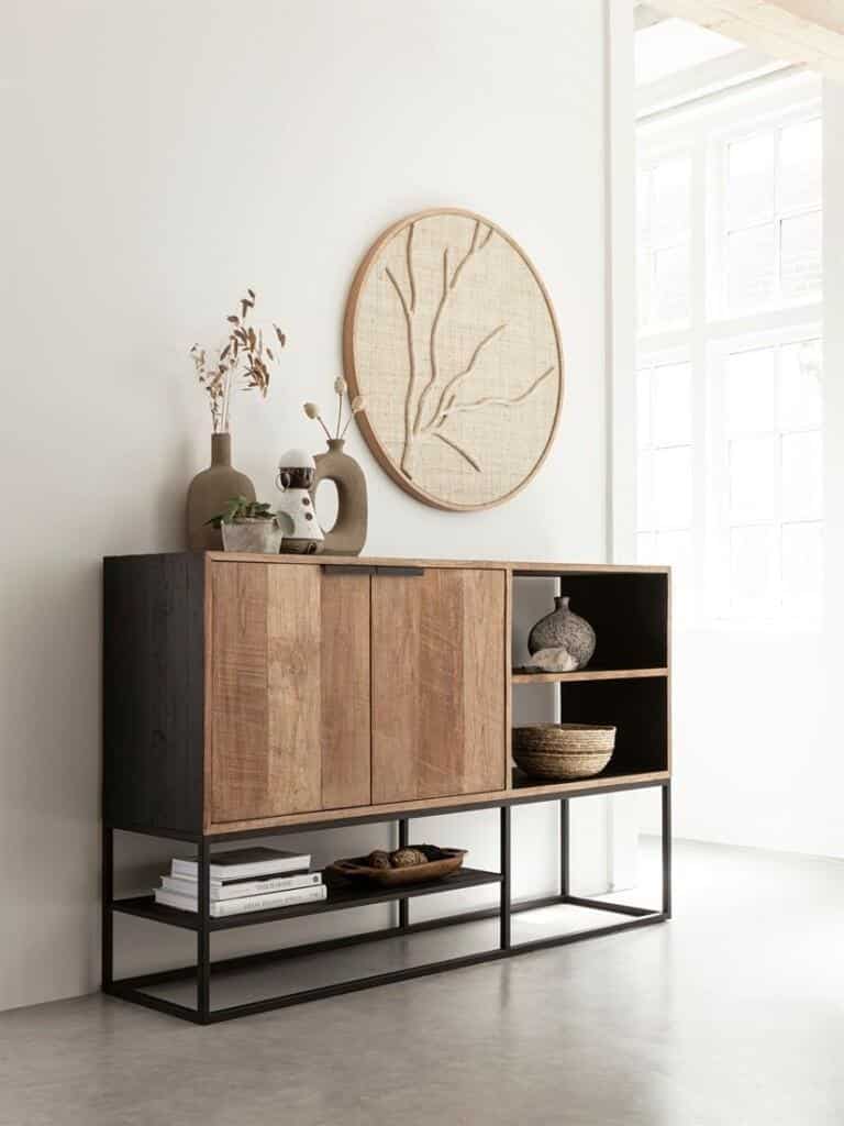 Cosmo tiikkipuinen lipasto_-wall-panel-jungle