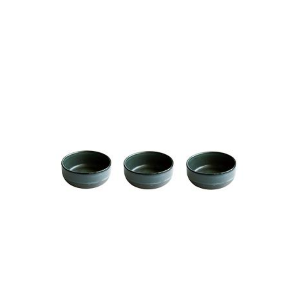 RAW Northern Green mini kulhot, 3-set