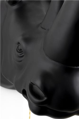 Rhino sarvikuono seinävalaisin musta
