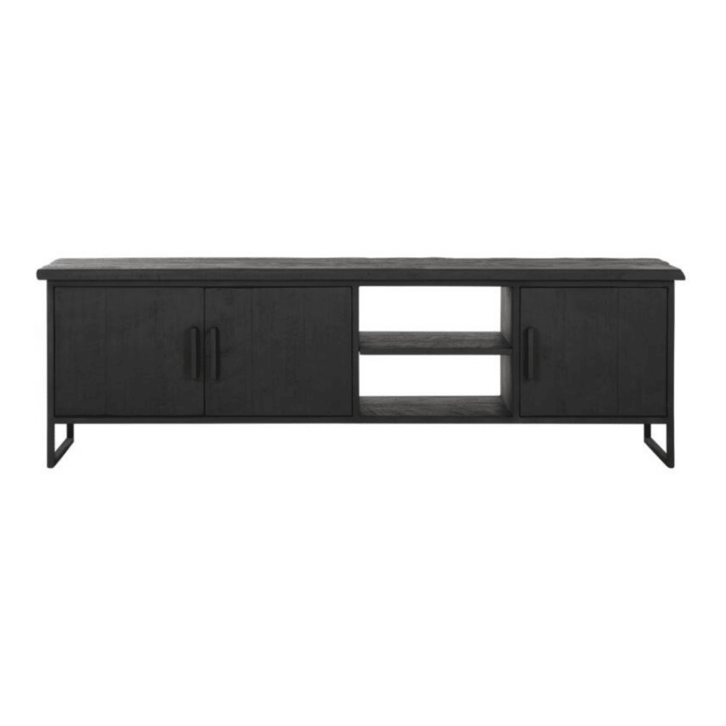 Timeless puinen tv taso Beam 180, musta