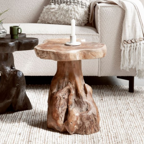 Mushroom puinen sivupöytä, natural