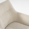 Bliss pyörivä ruokapöydän tuoli käsinojilla, beige