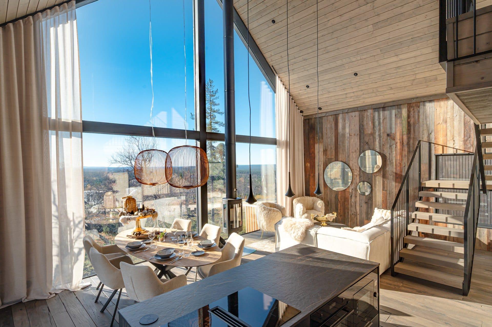 SNUGG sisustuskauppa_mökin sisustus_Aura Arctic Chalets