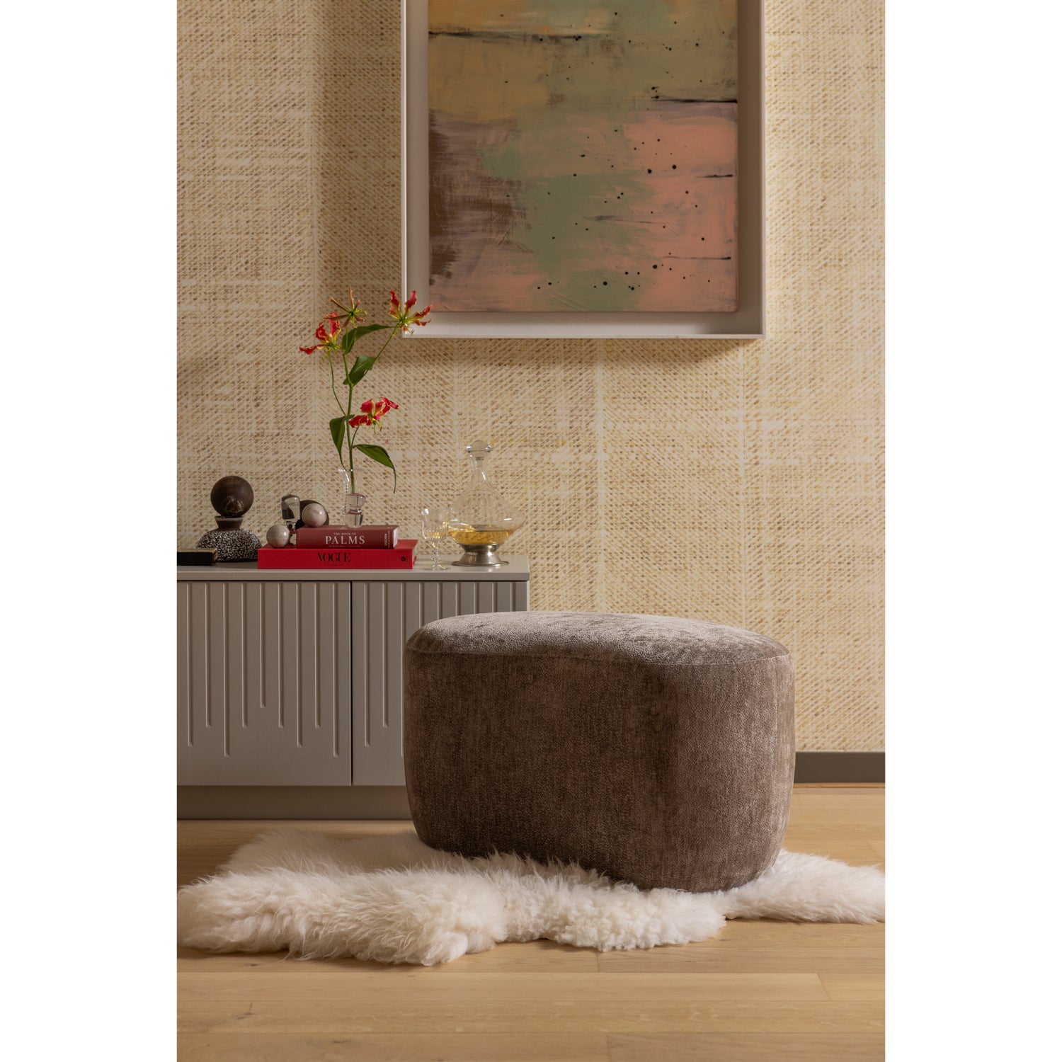 Woood rahi, taupe lämmin harmaa