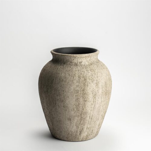 Rustiikki saviruukku taupe, medium