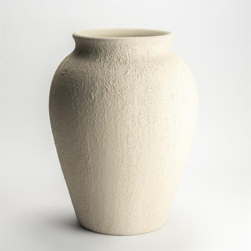 Rustiikki saviruukku beige, iso