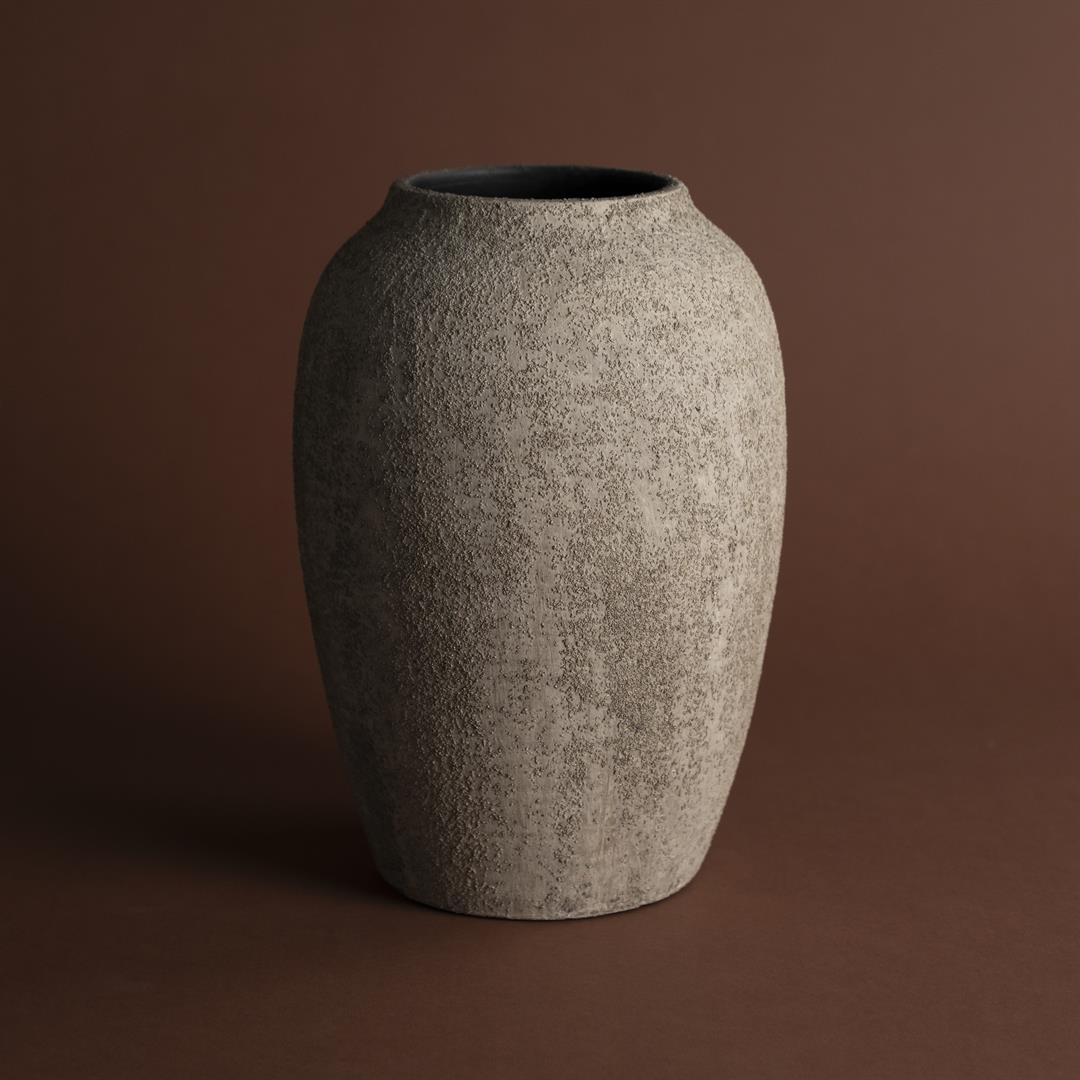 Rustiikki saviruukku taupe