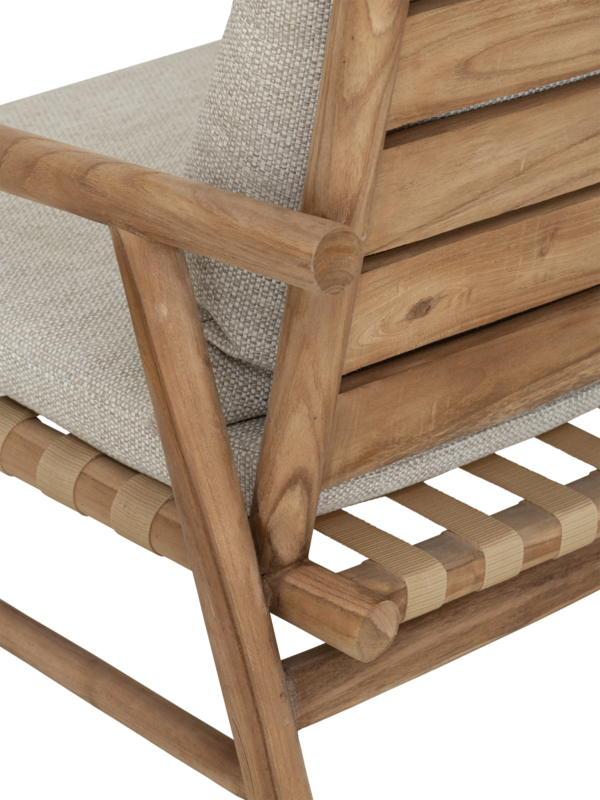 Yoko tiikkipuinen nojatuoli - Image 3