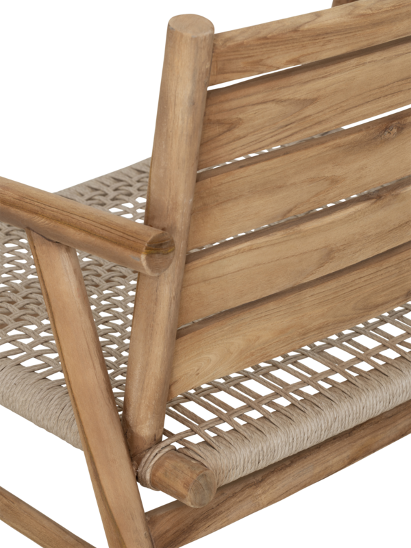 Ono puinen nojatuoli, yksityiskohta