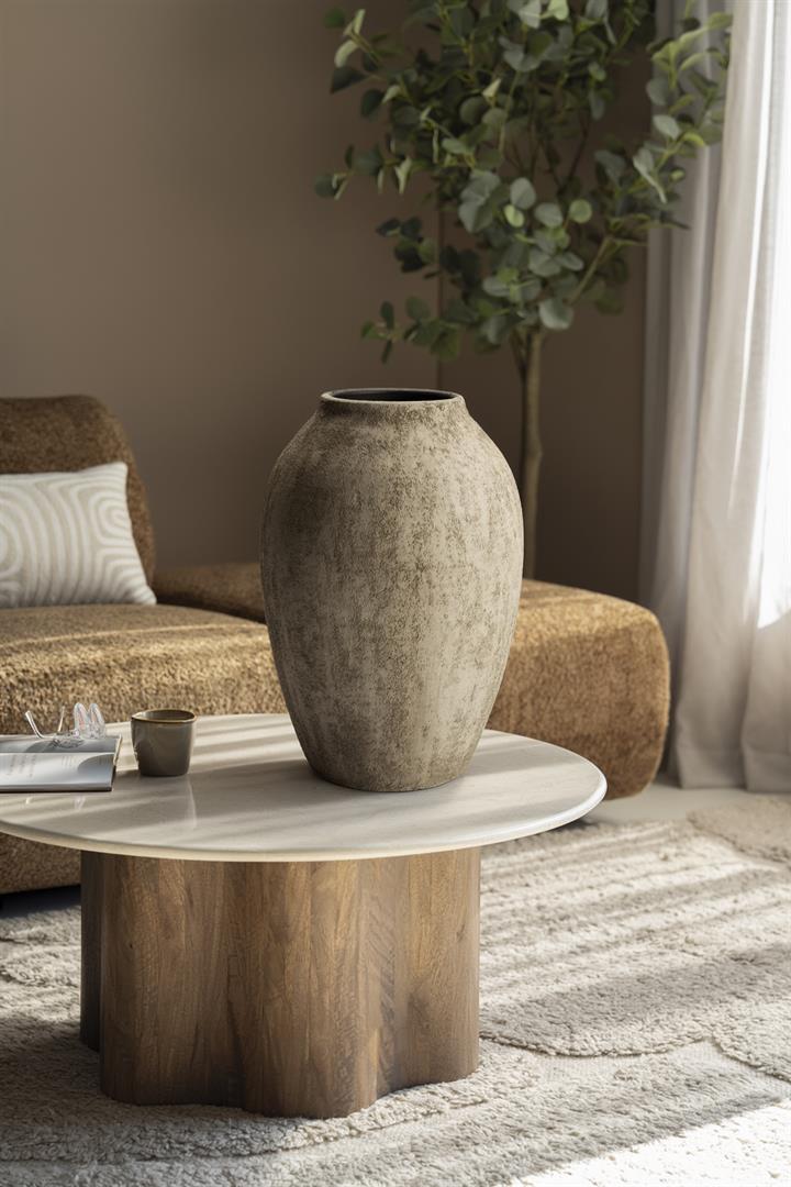 Rustiikki saviruukku taupe