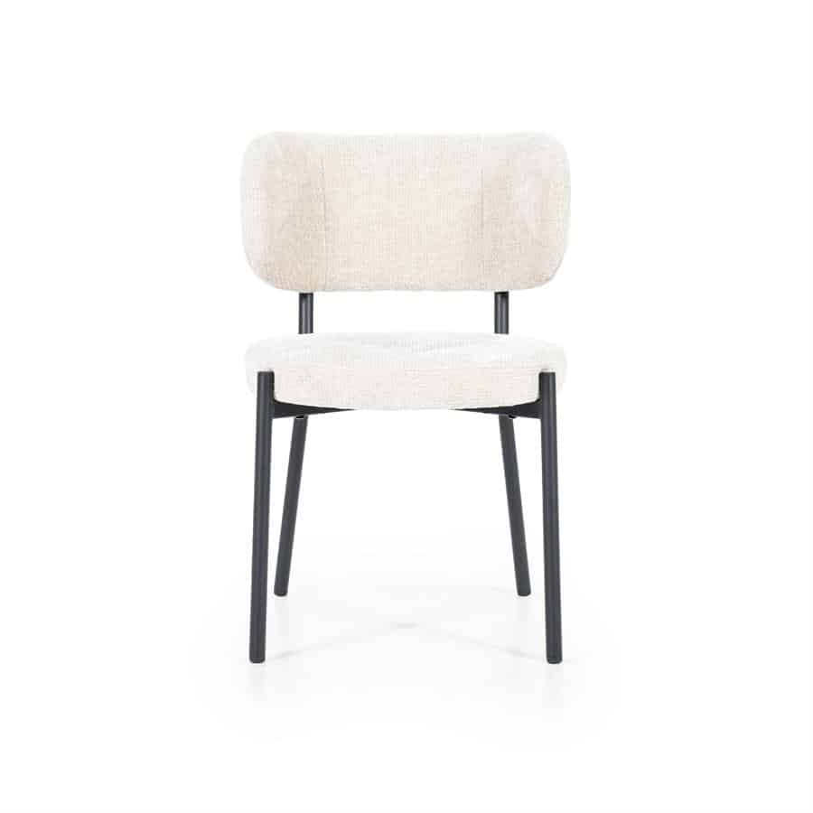 Oasis ruokapöydän tuoli, beige kangasverhoilu