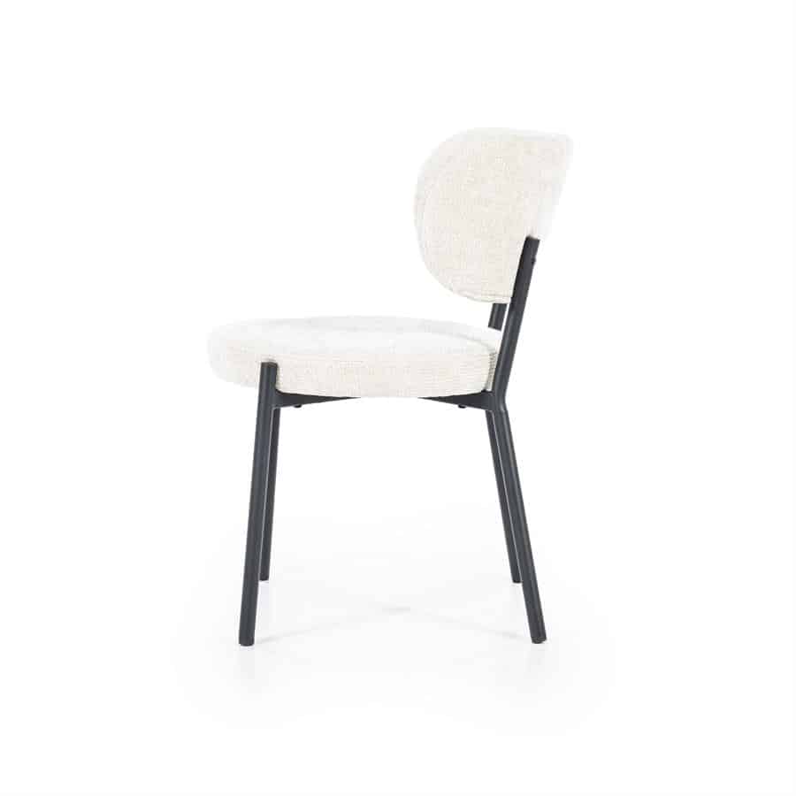 Oasis ruokapöydän tuoli, beige kangasverhoilu
