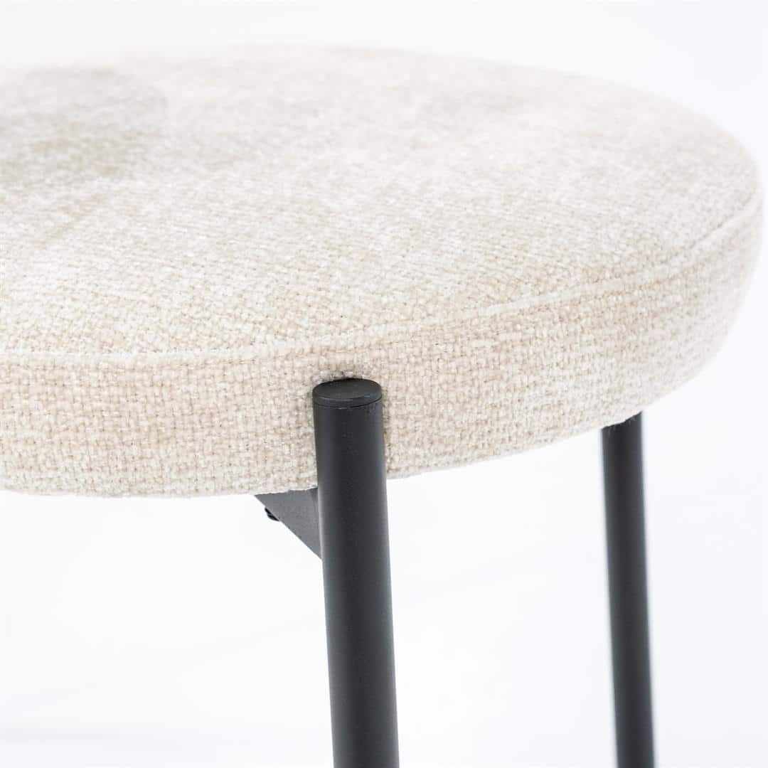 Oasis ruokapöydän tuoli, beige kangasverhoilu